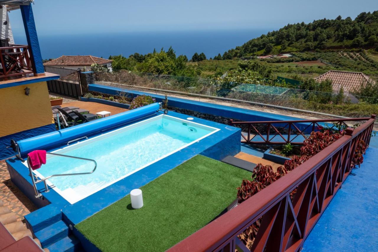 Casa Alba, Casa Rural Con Piscina-Spa Climatizada Hasta 34º Gratuito Y Vistas Al Mar Puntallana Exterior foto